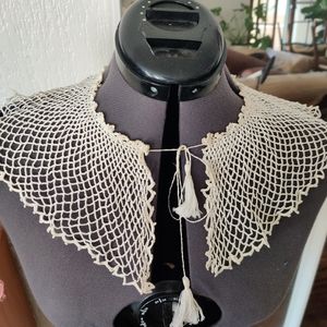 Vintage Hand Crochet Collar